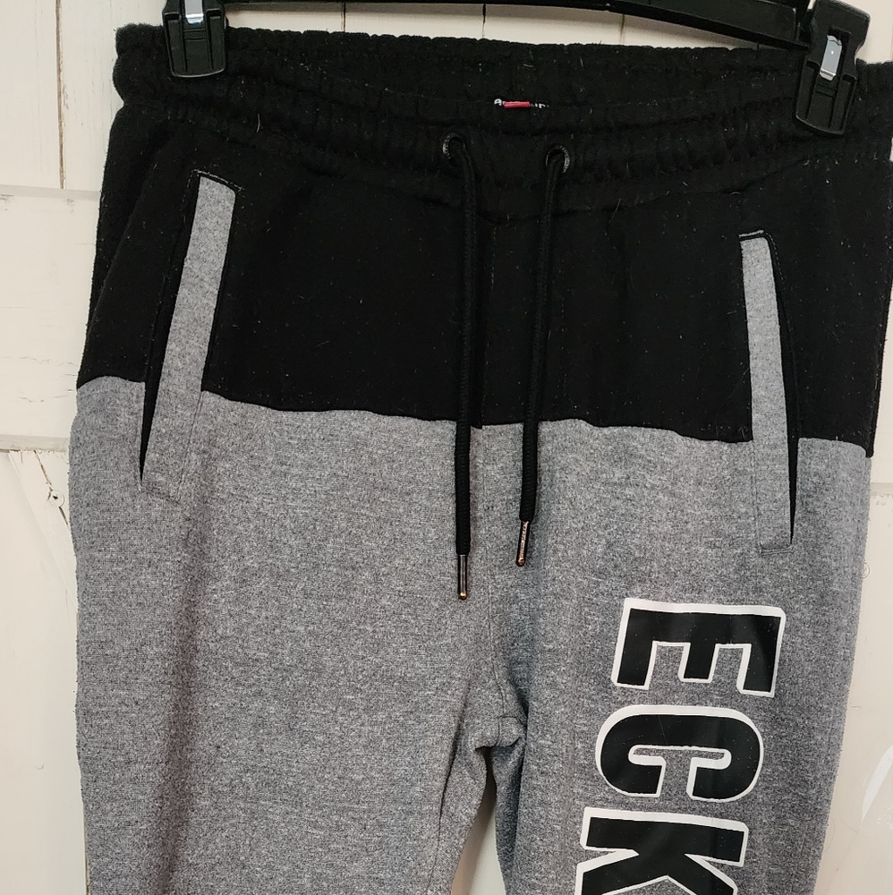 Echo Unltd. Sweatpants, mens S, 2 pockets brack/gray